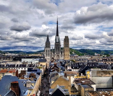 Rouen-Vue sur la ville